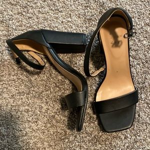 black heels